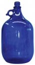 Glasflasche blau 5 Liter